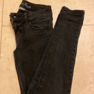 American eagle black jeggings